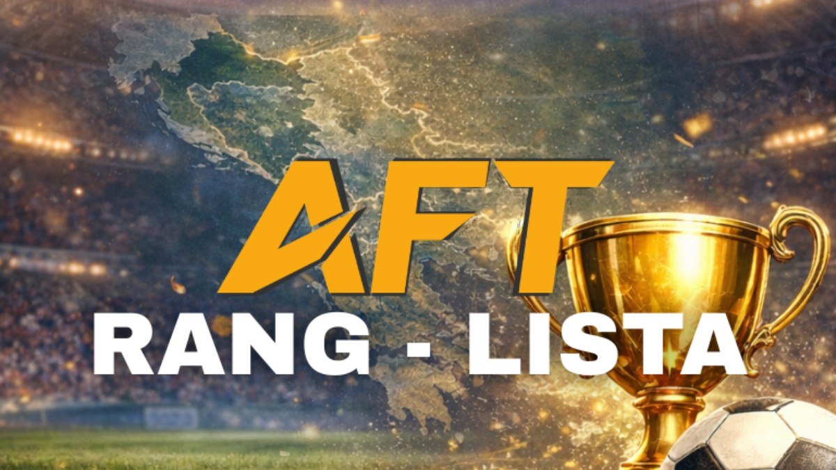 Digitalni semafor regionalnog fudbala: AFT RANG-LISTA